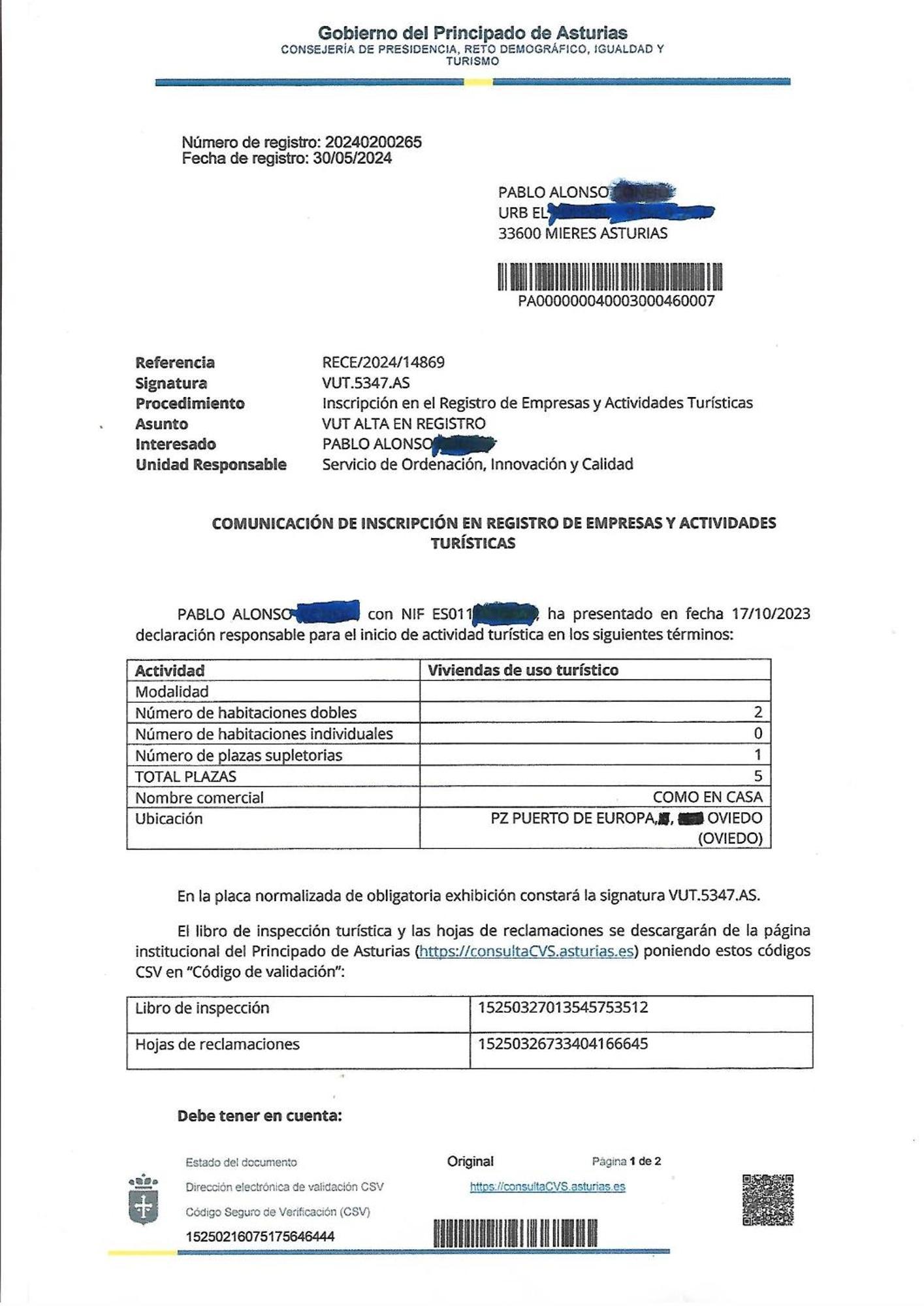 En Casa * Oviede